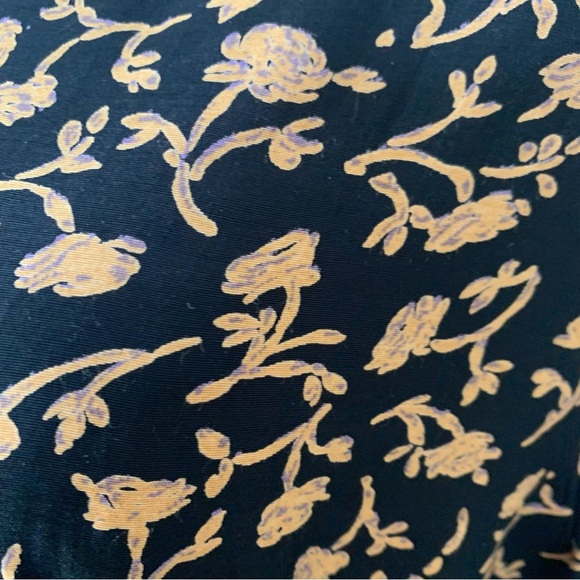 Hugo Buscati SZ 14 Vintage Brown/Black Floral MIDI Dress - Picture 4 of 14